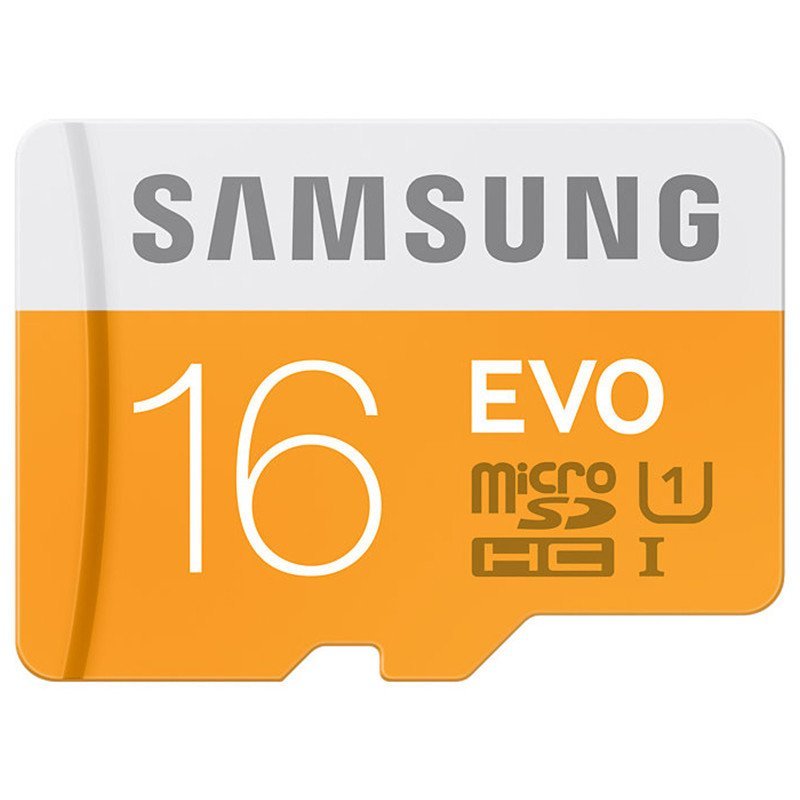 三星(SAMSUNG) microSD存储卡 16G(CLASS10 UHS-1 48MB/s) EVO升级版