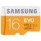 三星(SAMSUNG) microSD存储卡 16G(CLASS10 UHS-1 48MB/s) EVO升级版