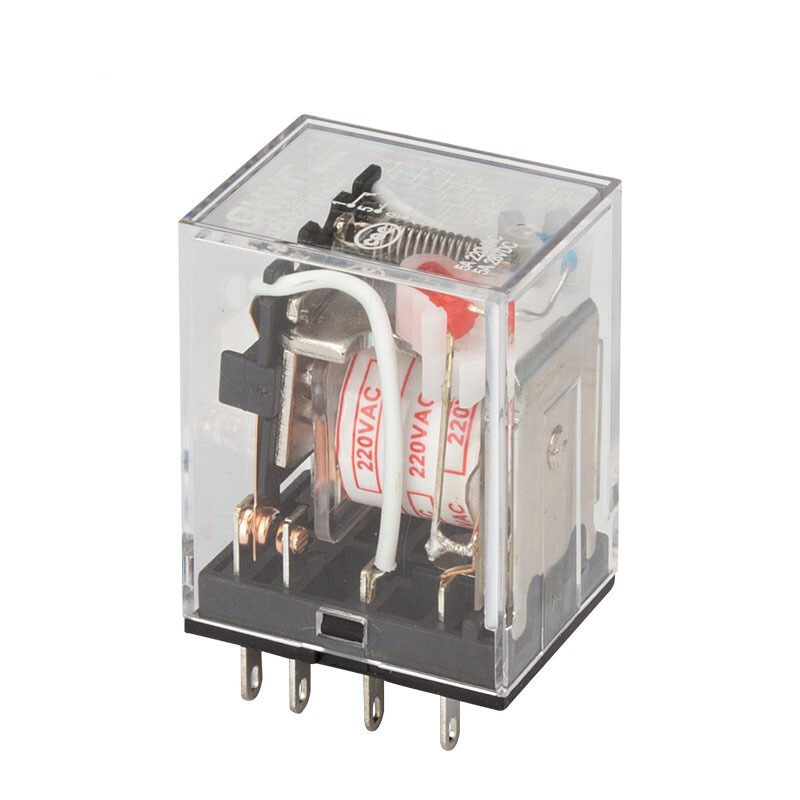 正泰 小型中间继电器JZX-22F(D)/2Z 8脚(继电器+底座) 直流DC 12V