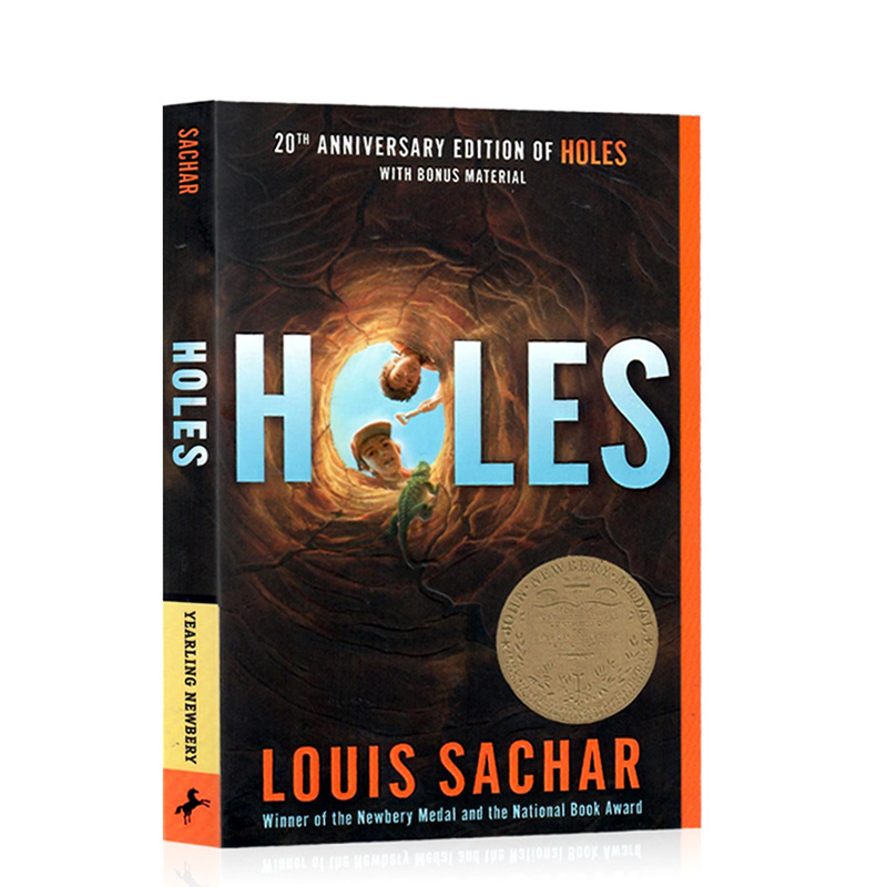 [醉染正版]Holes 别有洞天 英文原版小说 洞 holes原版 纽伯瑞金奖 青少年课外阅读故事书 儿童文学原著小高清大图