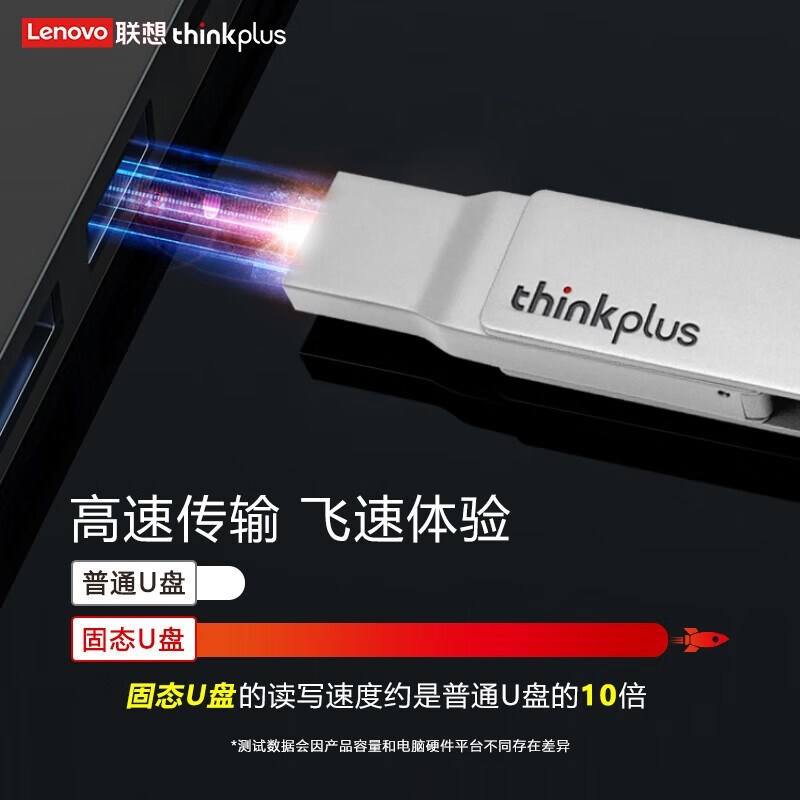 联想/LENOVO U盘 TU260Pro 256GB USB3.2 银色