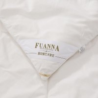 富安娜（FUANNA）家纺羊毛被保暖双人冬被1.5米床羊毛被1米8床羊毛被
