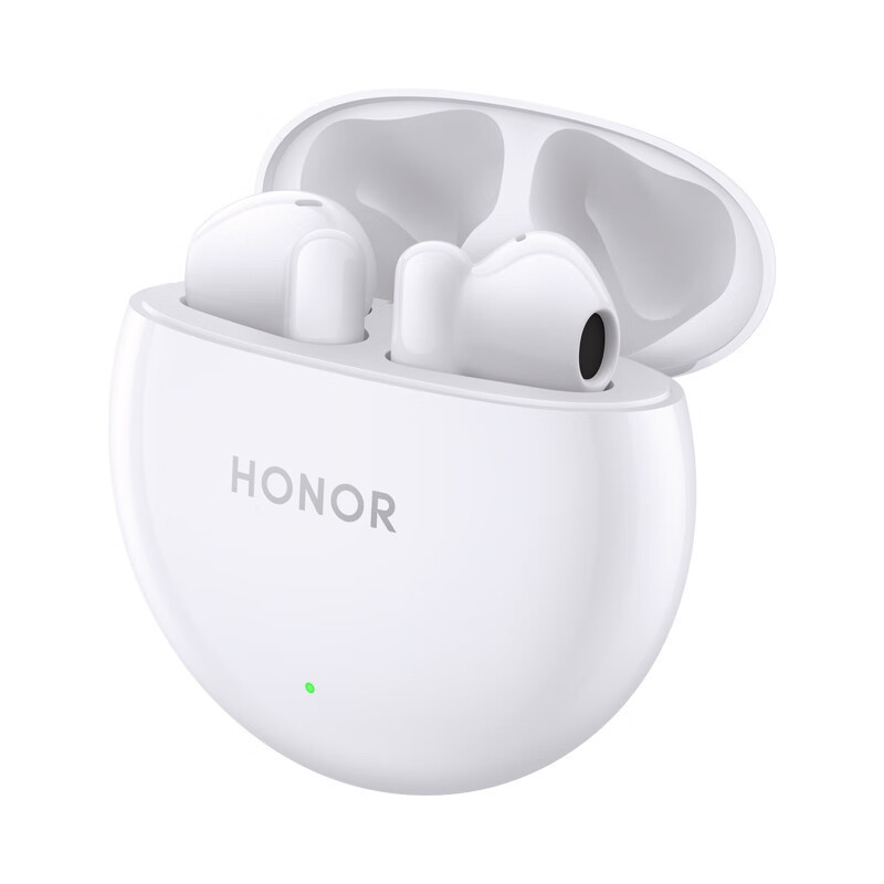 荣耀 Earbuds X5 真无线蓝牙耳机 釉白色 荣荣耀X5无线蓝牙耳机通话降噪运动半入耳游戏续航 手机平板通用兼容