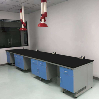 帅畅钢木实验台全钢边台化验室操作台实验桌操作桌化学实验室工作台【工厂现做 7天内发货】 钢木工作台/米（每米单价）