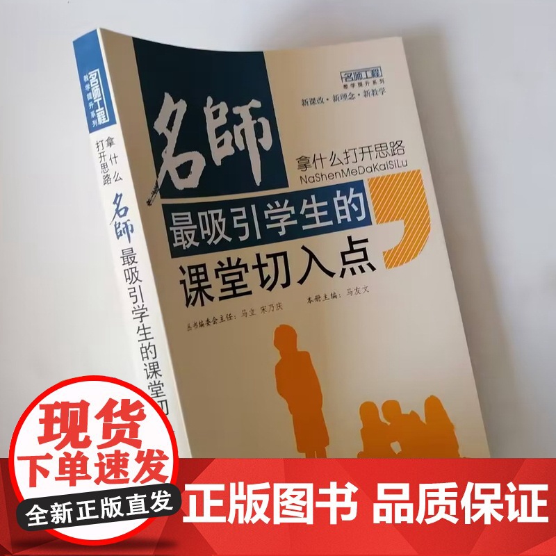 拿什么打开思路 名师吸引学生的课堂切入点 中小学教师课堂教学指导书籍高清大图