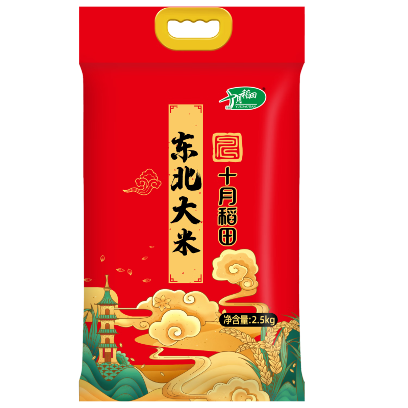十月稻田 (SHIYUEDAOTIAN) 东北大米2.5kg*4