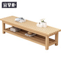 宜掌柜 长条换鞋凳 实木更衣凳130*40*40cm个