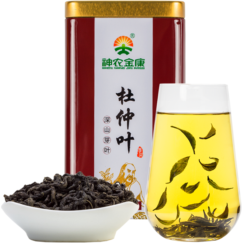 神农金康杜仲茶60g正品野生古树原叶非花茶组合特级杜仲皮养生茶