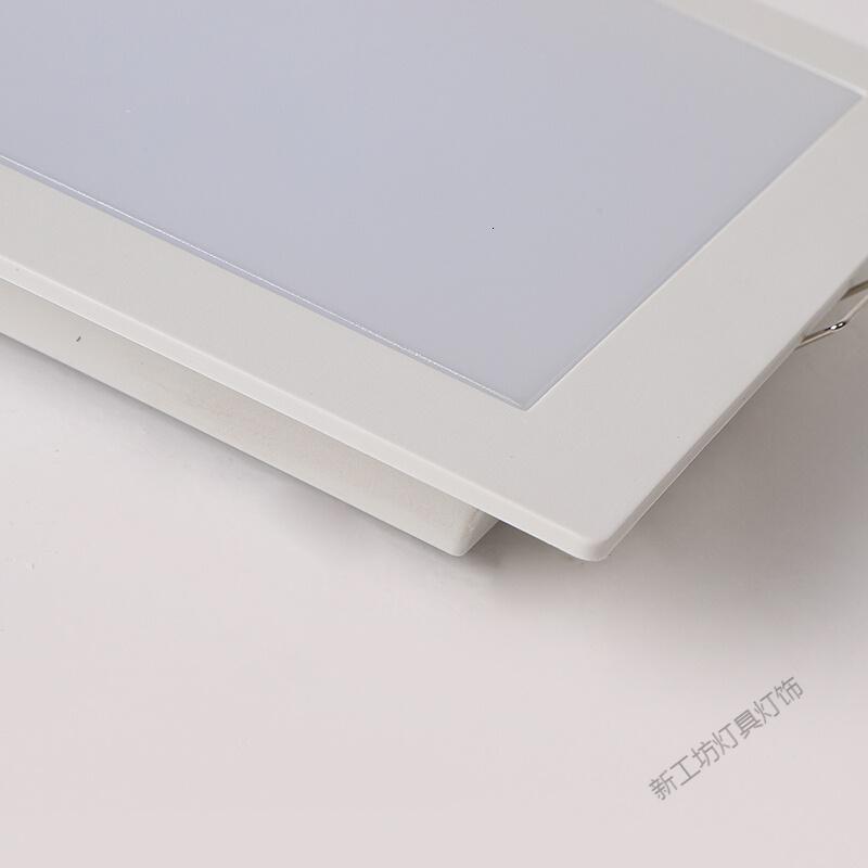 苏宁放心购 方形暗装LED厨卫灯嵌入式厨房阳台吸顶灯浴室灯具卫生间开孔16~17高清大图