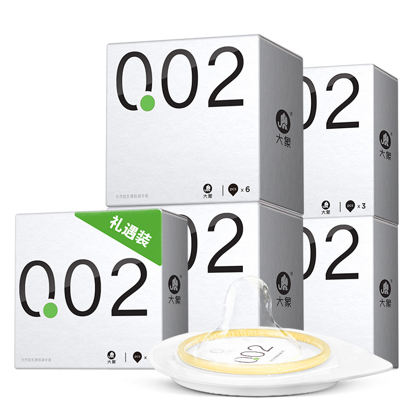 大象002避孕套专享超薄24只装