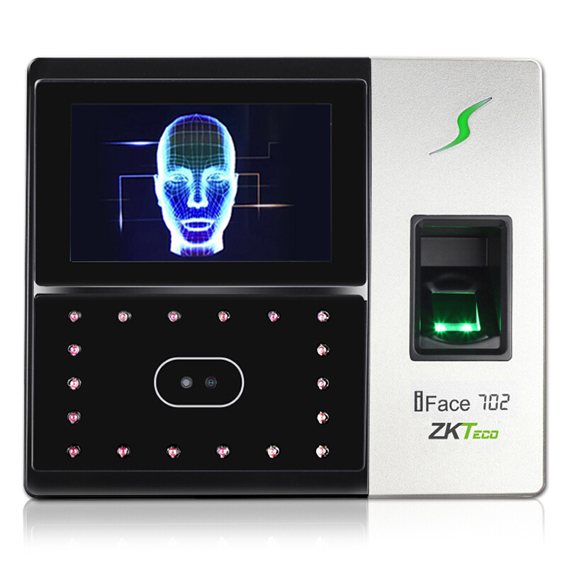 中控智慧 iFace702 指纹加人脸识别考勤机