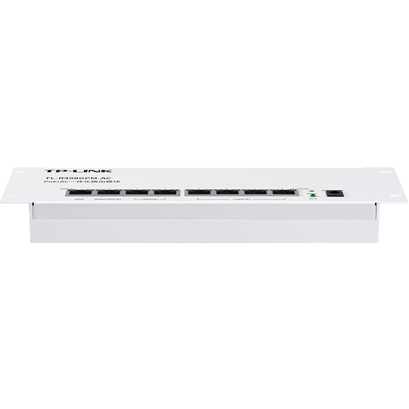 TP-LINK 千兆一体化路由模块内置AC管理AP 双WAN口叠加 支持APP管理 TL-R498GPM-AC