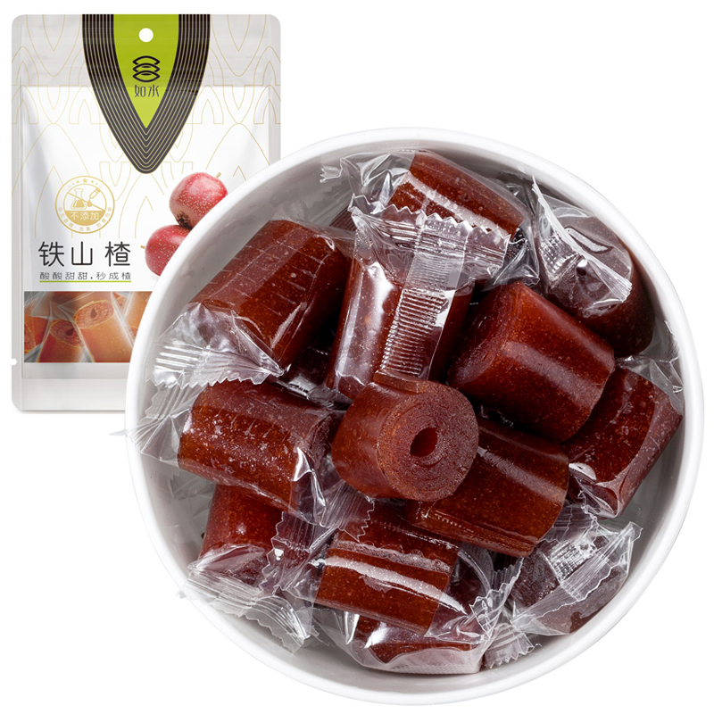 如水铁山楂200g袋特产山楂零食山楂卷蜜饯休闲零食袋