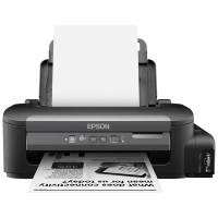 EPSON爱普生M105黑白喷墨打印机连供 A4不干胶无线wifi家用办公 套餐一