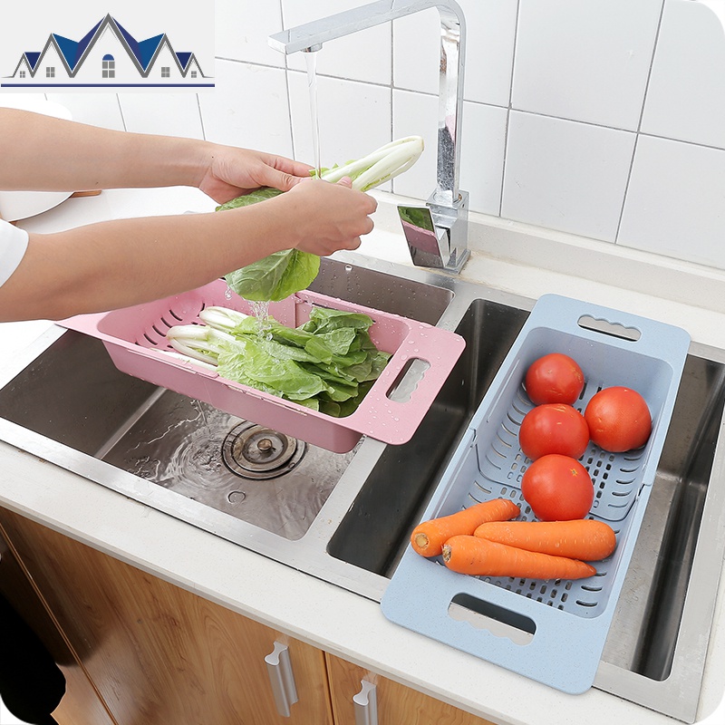 伸缩水置物架塑料沥水架厨房放碗筷架子家用碗碟架收纳架_3_190高清大图