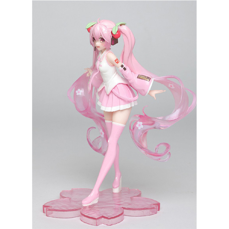 初音未来手办动漫玩具miku樱花初音景品二次元美少女模型摆件礼物