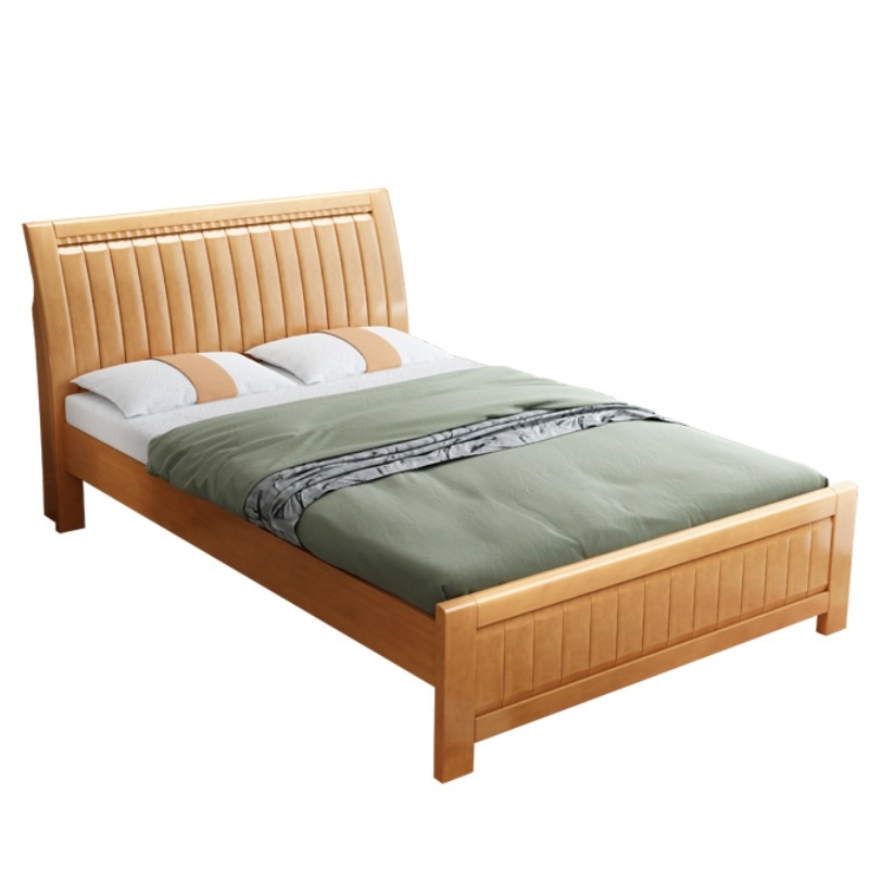 悦兴诚单人床1.2m+床头柜*1组高清大图