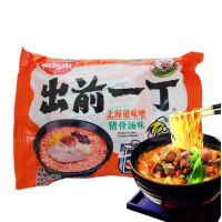 香港进口泡面小食堂出前一丁北海道味噌猪骨汤味速食拉面100g