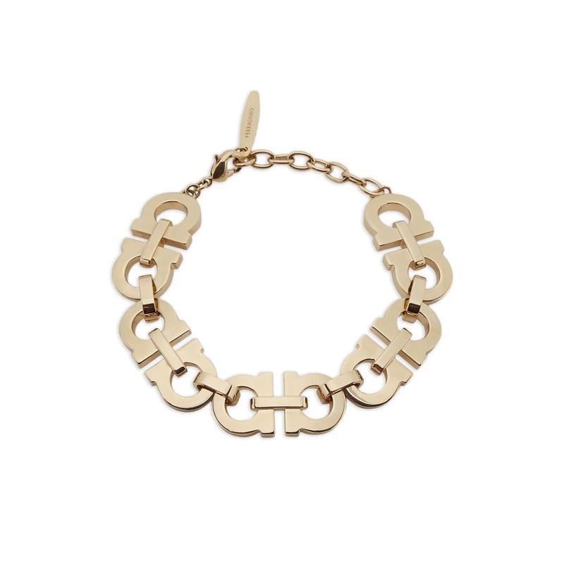Ferragamo金属时尚女士手链百搭细款轻奢风手腕饰品