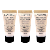 [国内专柜版正品保证]兰蔻LANCOME持妆轻透粉底液5ml*3PO-01自然粉调适合冷白肤色无惧油汗