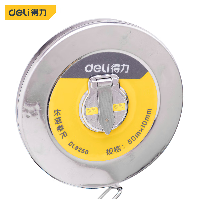 得力(deli) DL9250 长钢卷铁盒 50mx10mm高清大图
