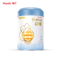 惠氏启赋蓝钻较大婴儿配方奶粉(6-12月龄)2段810g