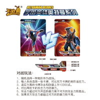 奥特曼卡片卡册全套3d奥特卡牌玩具闪卡书豪华黑钻荣耀版金卡收集收藏册收藏册1本(送经典普闪版10包共80张卡)