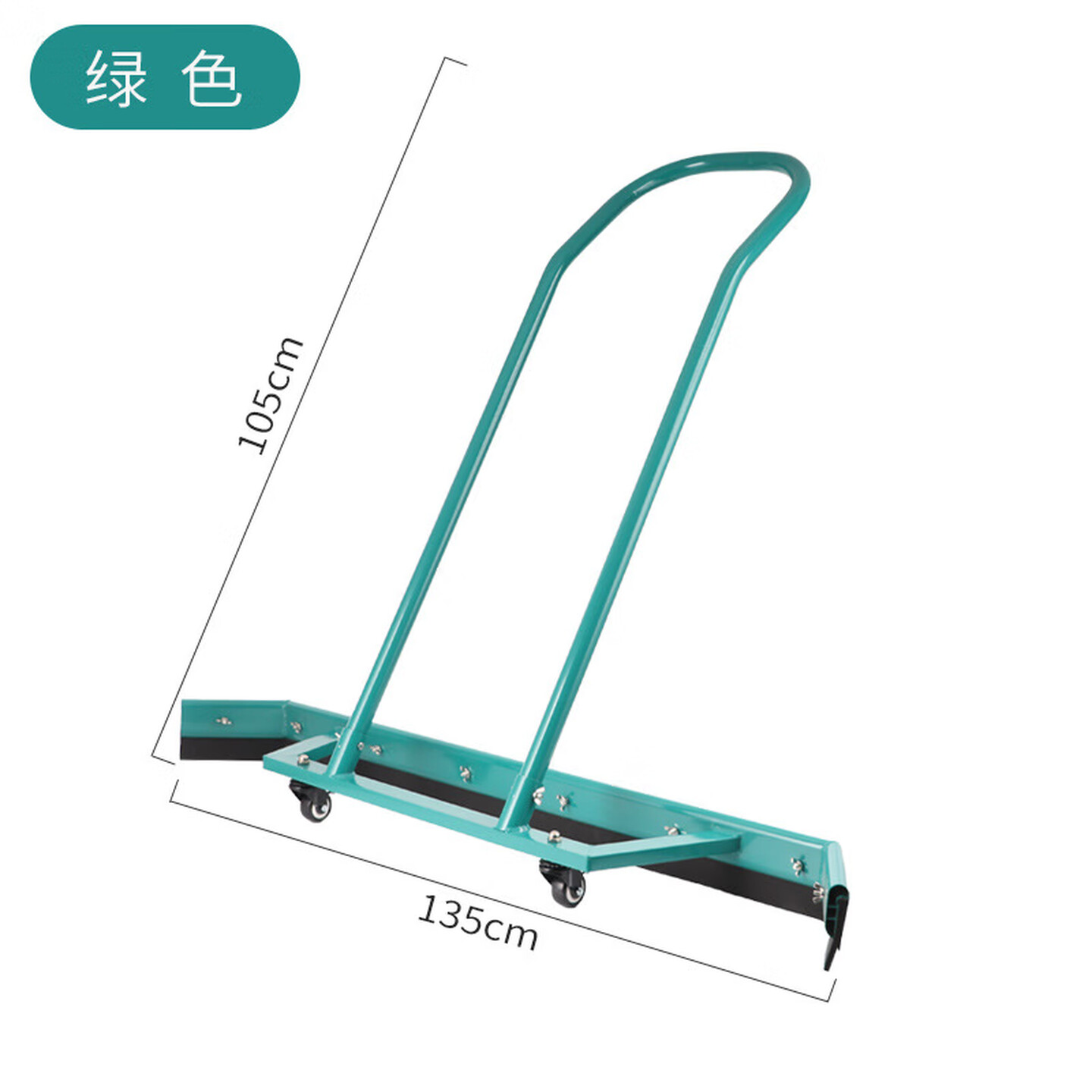 易工鼎铝合金推水器 篮球场刮水器室外塑胶场地刮水板商场万向轮推水车 绿色高清大图