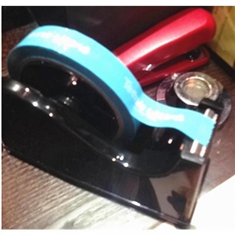 大号胶带切割器 台式文具胶带座 双用胶纸机 透明胶布机架