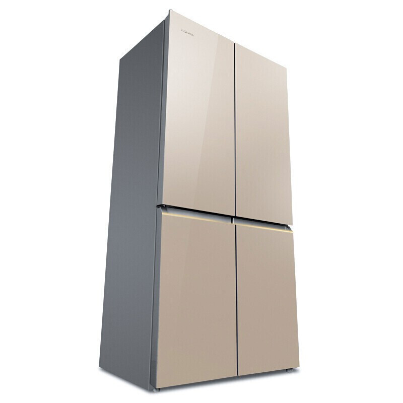 康佳 konka 458升十字对开冰箱电脑温控静音保鲜玻璃面板冷藏室自动