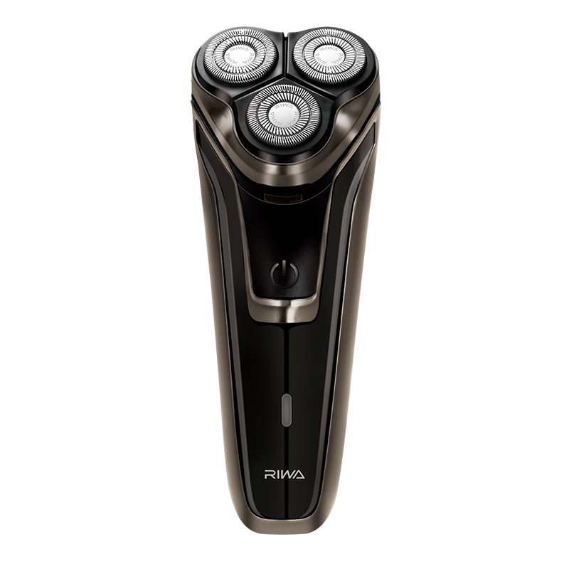 雷瓦RIWA雷瓦旋转双刀头磨砂工艺剃须刀RA-100A电动剃须刀高效洁面亲肤设计长效续航高清大图