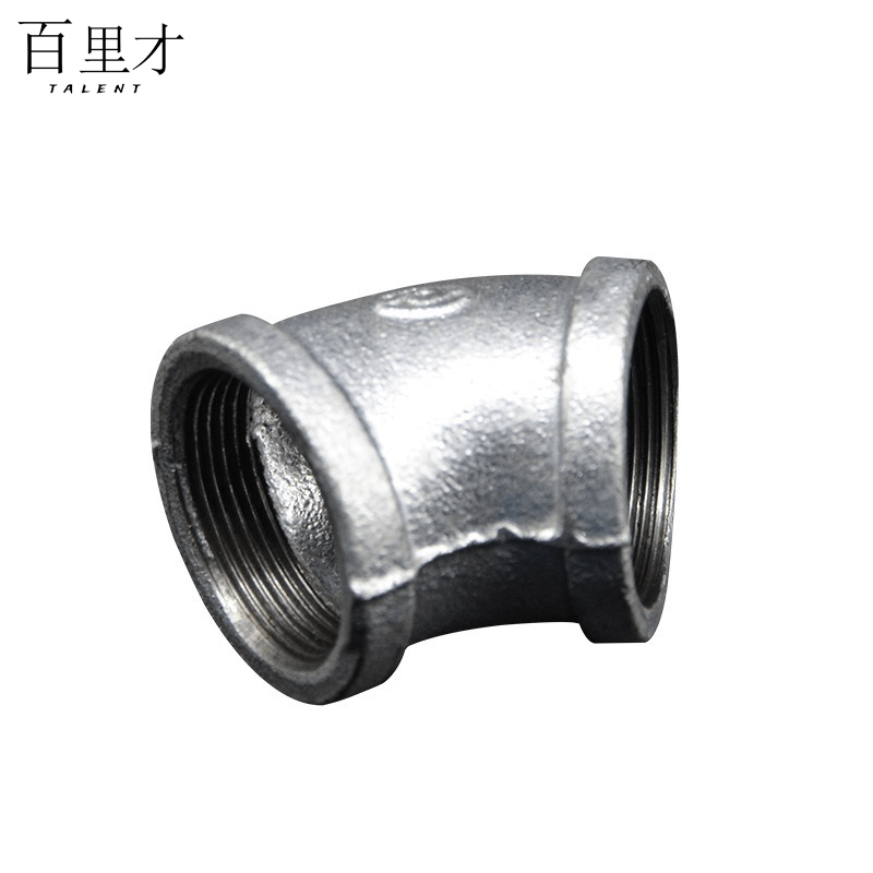 百里才 镀锌弯头45°DN32 个图片