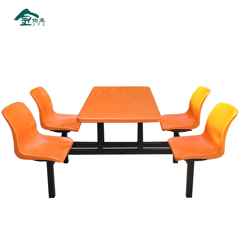 金佑莱连体餐桌椅JYL-CZY-25031801 套高清大图