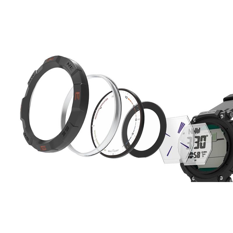 卡西欧(CASIO)PRG340L5太阳能户外手表男款石英表环保树脂材质三防功能经典休闲高清大图