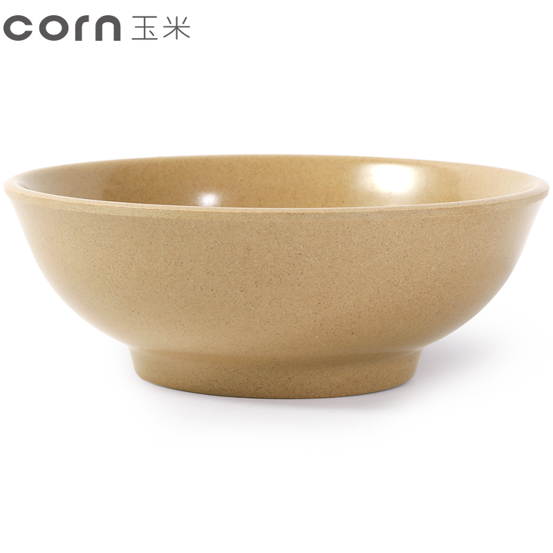 玉米(corn) 稻壳海盗碗 1个 稻壳材质健康环保 小吃碟子餐具蘸料碟调味碟酱油碟 家用小碗 餐具
