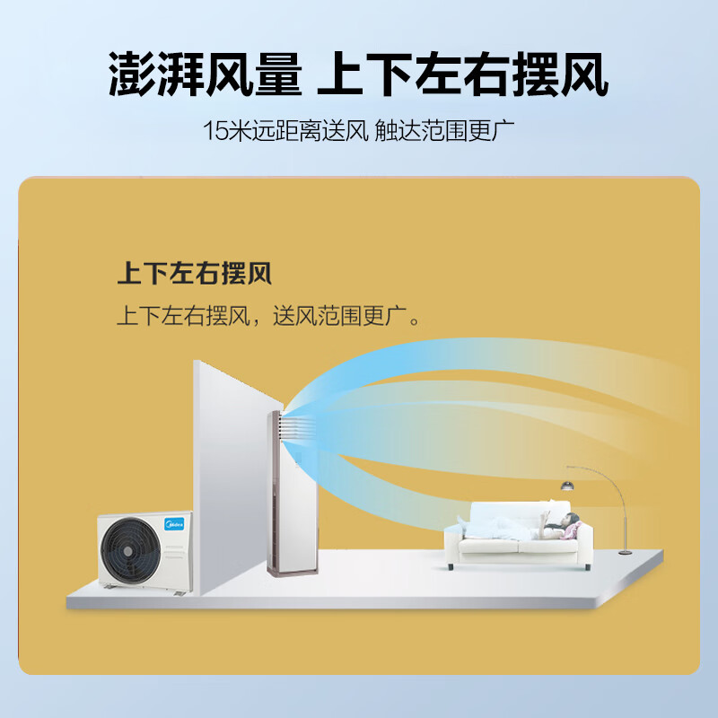 美的(Midea)5匹中央空调 5匹变频冷暖 380v三相电RFD-120LW/BSDN8Y-PA401(B3)A