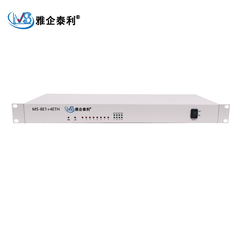 雅企泰利/光端机/MS-8E1+4ETH高清大图