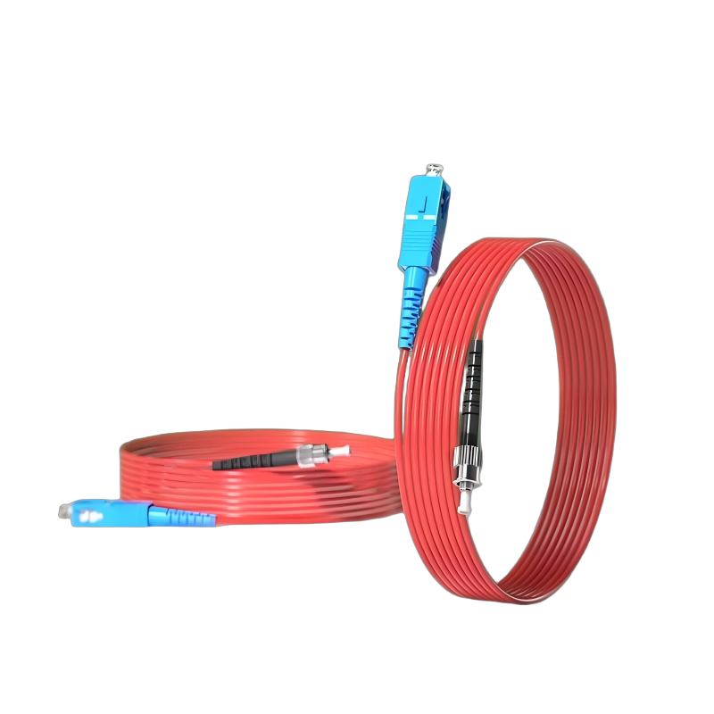 优普光红色铠装尾纤SC-ST10米/根高清大图