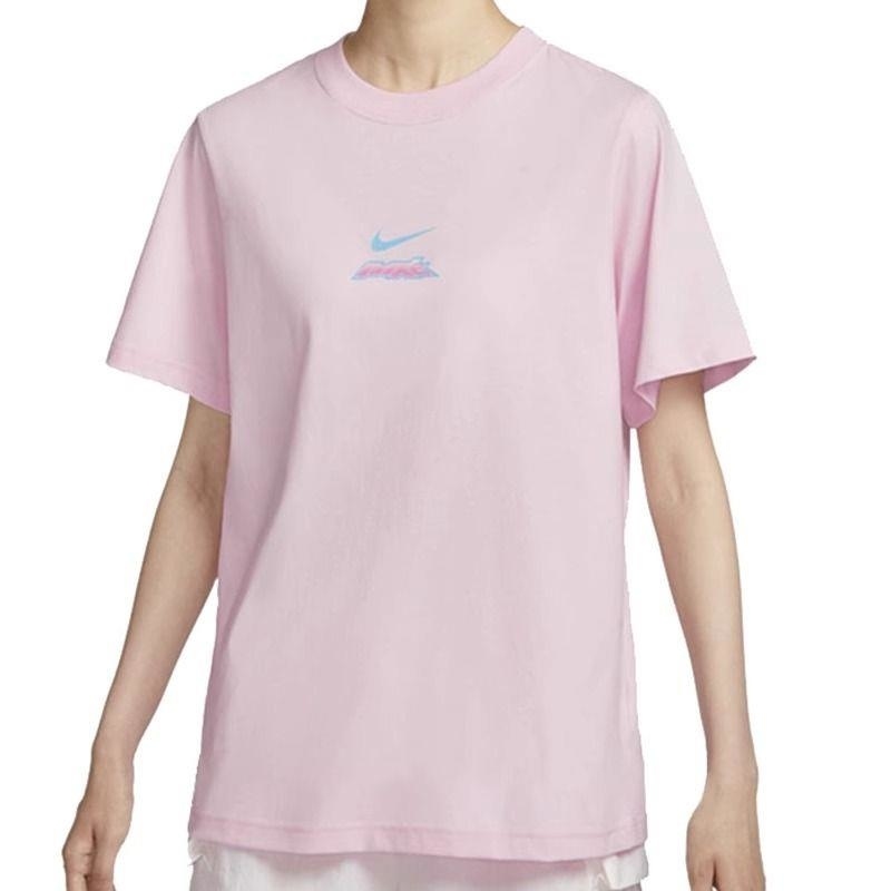 NIKE耐克短袖T恤运动休闲舒适针织圆领女装HM4625-663 D