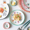 敬平盘子菜盘家用创意网红个性可爱的ins风新款套装组合鱼盘餐具碟子