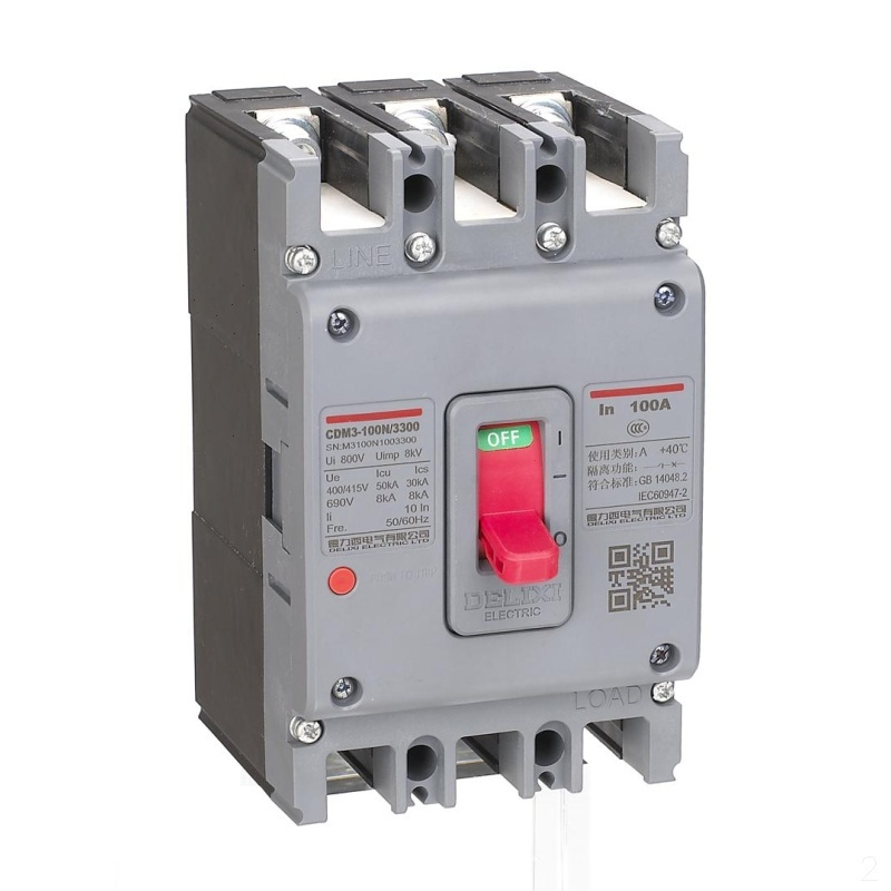 德力西 DELIXI ELECTRIC CDM3-160系列塑壳断路器 CDM3-160N/3200 160A.