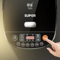 苏泊尔(SUPOR)IH电磁加热电饭煲 SF40HC735 多功能电饭锅 4L 预约定时 精铁球釜内胆 柴火饭