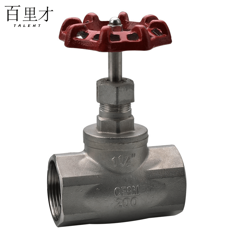 不锈钢丝扣截止阀 DN40 个图片