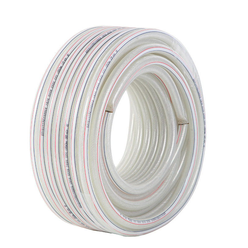 凝清坊家用pvc透明塑水管料高压防爆蛇皮软管 4分内径16毫米(5米)壁厚2毫米高清大图