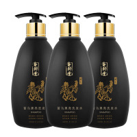 何首乌黑亮洗发水400ml 中老年少年男士女士白发洗发乳草本植物