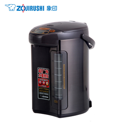 象印(ZO JIRUSHI)电水瓶CD-QAH40C象印不锈钢真空保温进口温控器按键式省电电动出水微电脑电热水瓶4L茶色