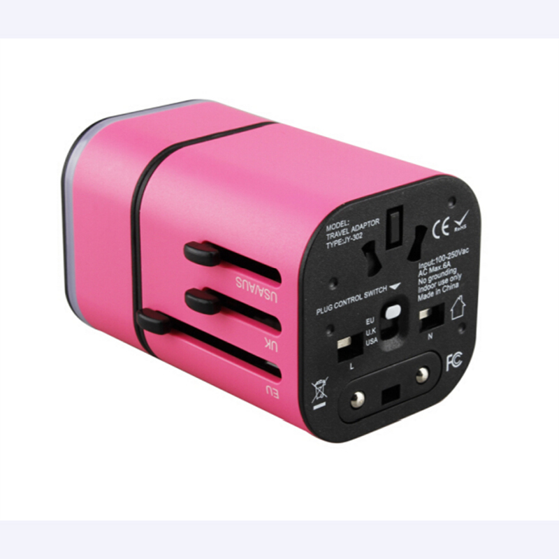恩谷 双USB全球转换器3A EG-701
