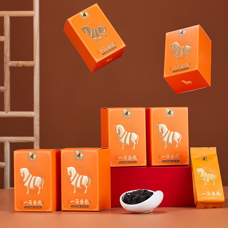 八马茶业(BAMA TEA) 一马当先 武夷岩茶水仙一级240g AD173高清大图