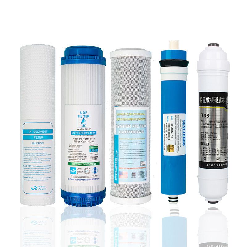 BTSM 净水器滤芯 纯水机通用全套五级直饮净水机过滤器10寸家用PP棉