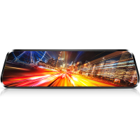 凌度(BLACKVIEW)HS880流媒体行车记录仪高清4G智能后视镜远程监控10英寸全屏 黑色 套餐四双镜头